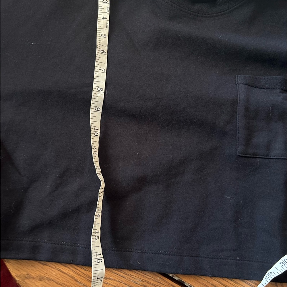 FREE PEOPLE Cropped Black Sweatshirt - Picture 10 of 12